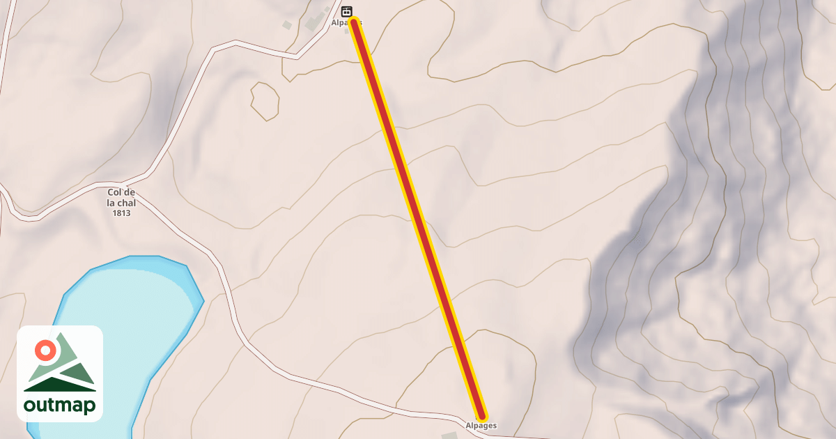 Map of Alpages