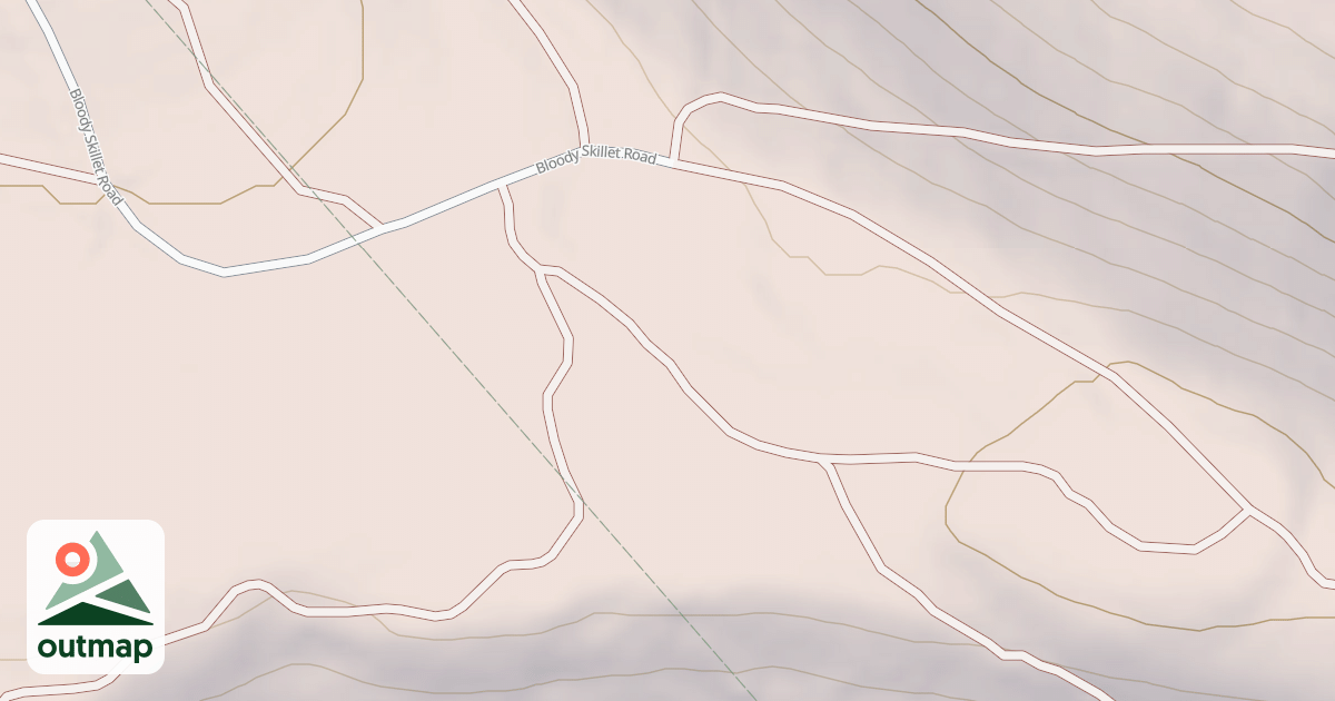Map of Bloody Skillet ATV Trail