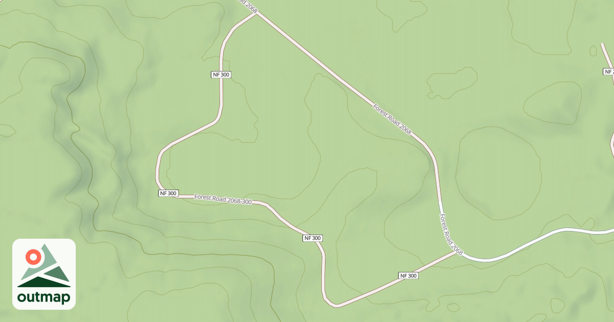 Map of USFS Motor Vehicle Use Map Roads {2C1BFB0F-B51A-4D81-A9E1-930959EC34BA}