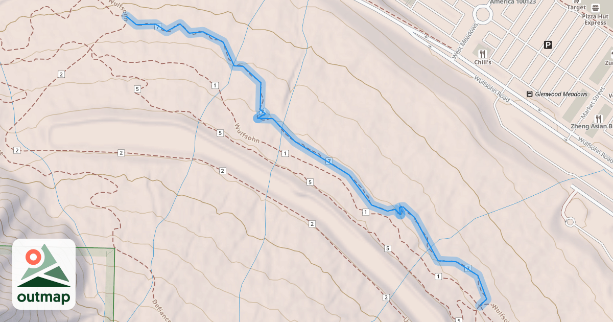 Map of Steve Bob Trail