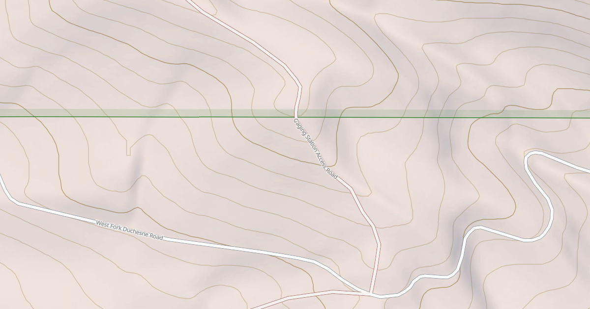 Map preview of GAGING STATION ACCESS
