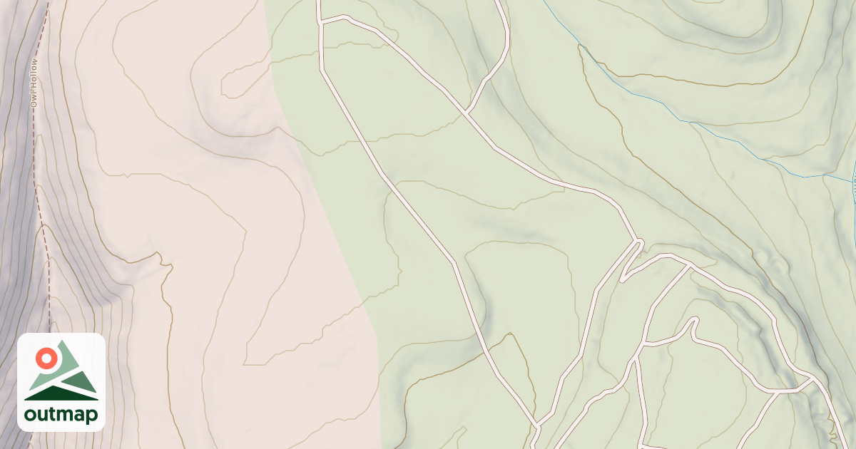 Map of Whiskey Springs Trails