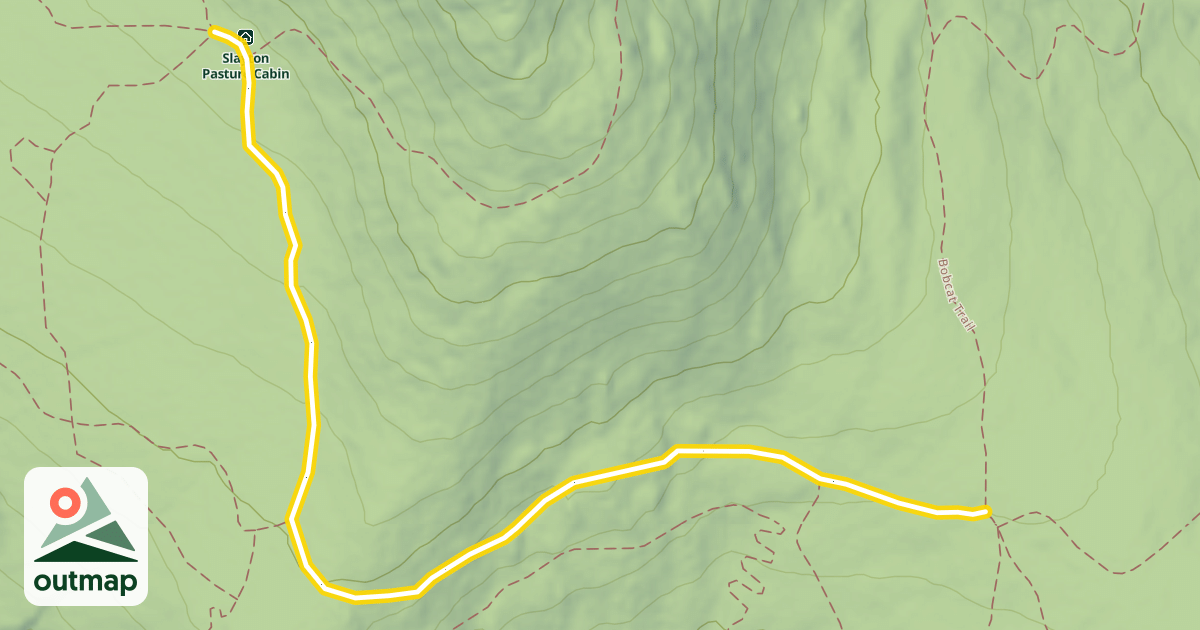 Map of Cabin Trail