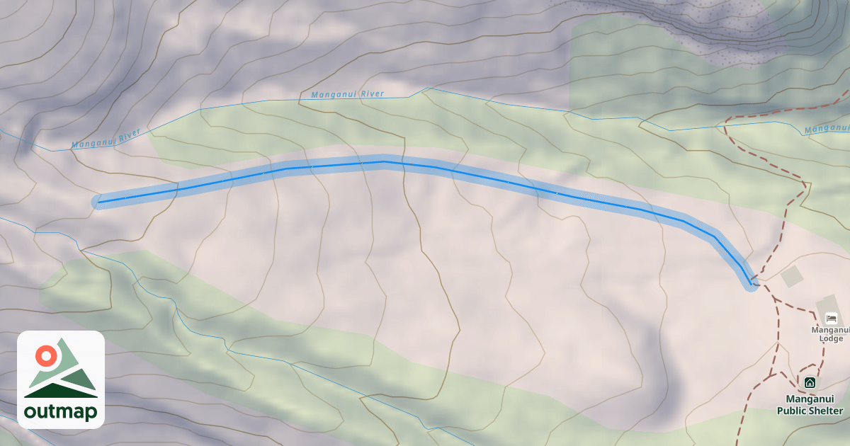 Map of Ngarara Gully