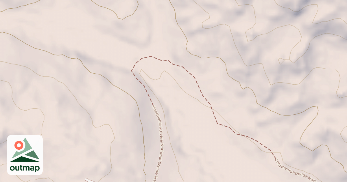 Map of Cd South Snowmobile Trail
