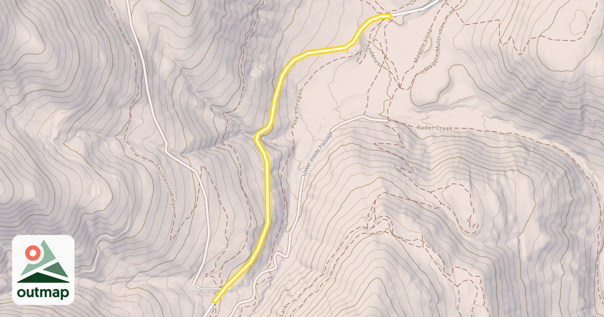 Map of Thompson Road