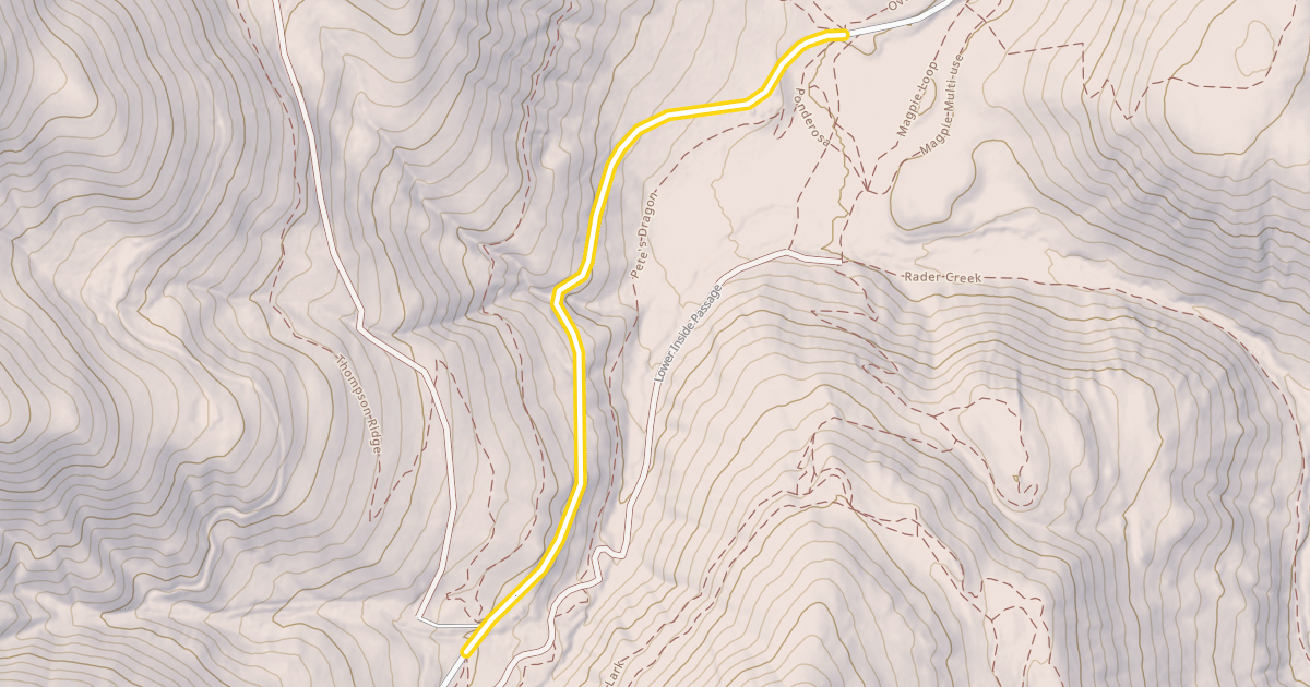 Map preview of Thompson Road