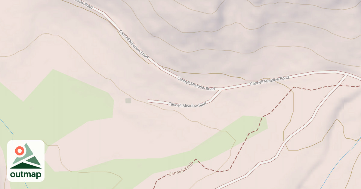 Map of CANNELL MEADOW