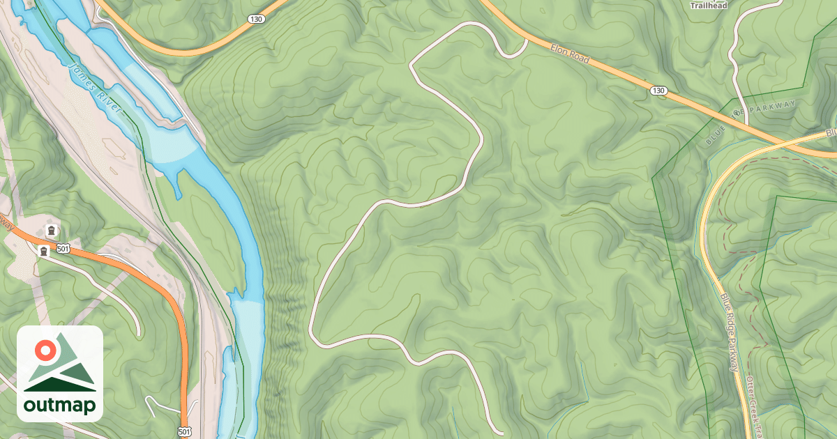 Map of PUTT ACCESS