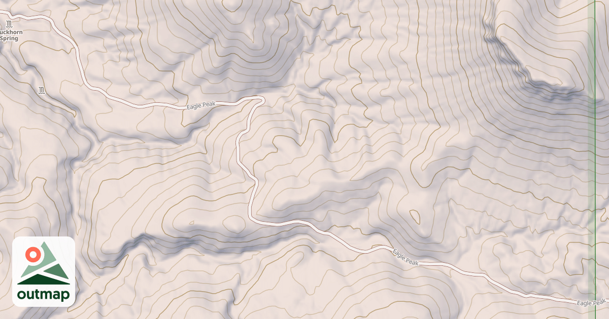 Map of EAGLE PEAK