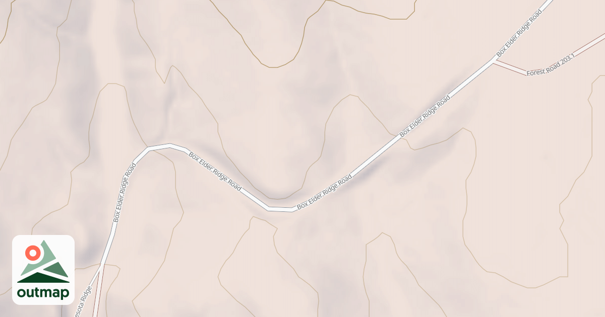 Map of BOXELDER RIDGE