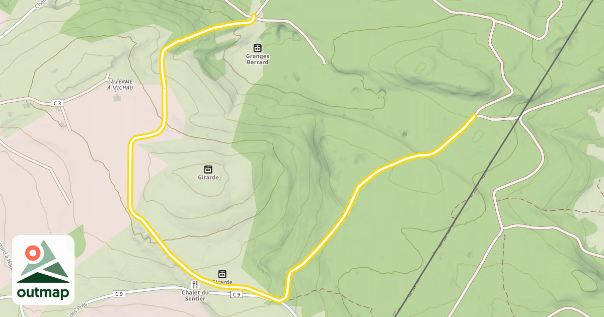 Map of Les Prises