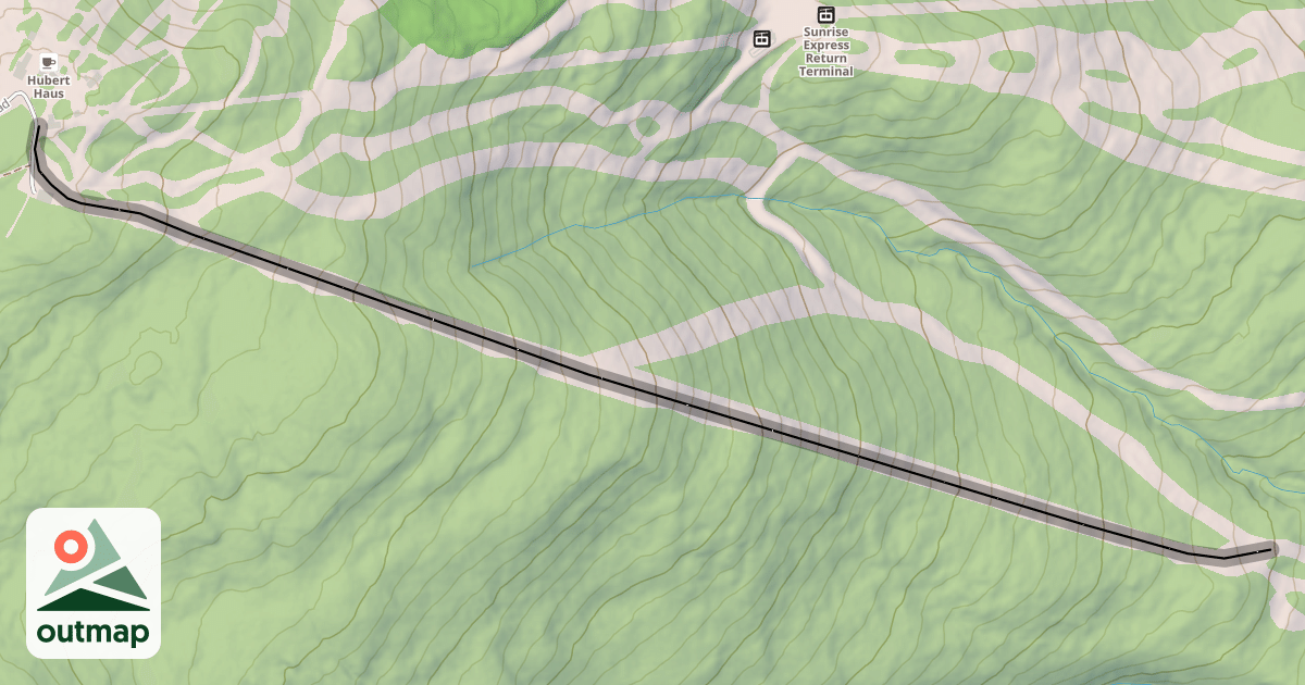Map of Upper Kidderbrook