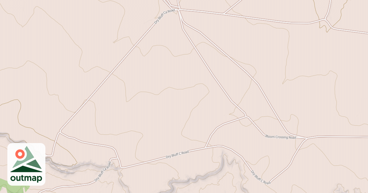 Map of DRY BLUFF C