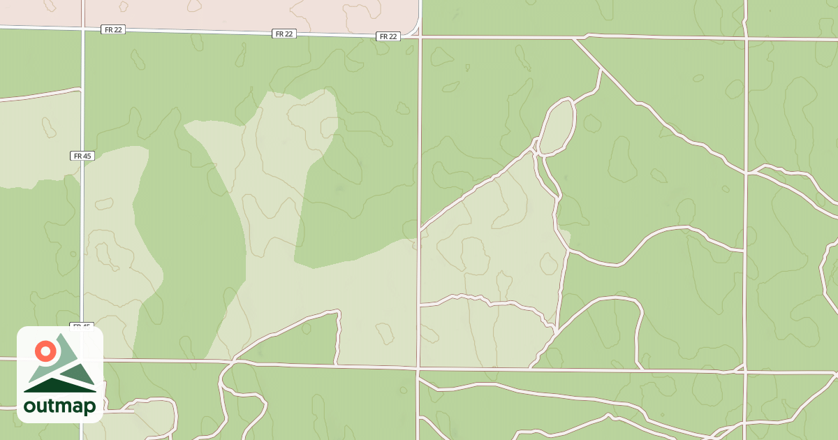 Map of USFS Motor Vehicle Use Map Roads {72411A68-9B65-4906-B08D-0AFBB9D83BB0}