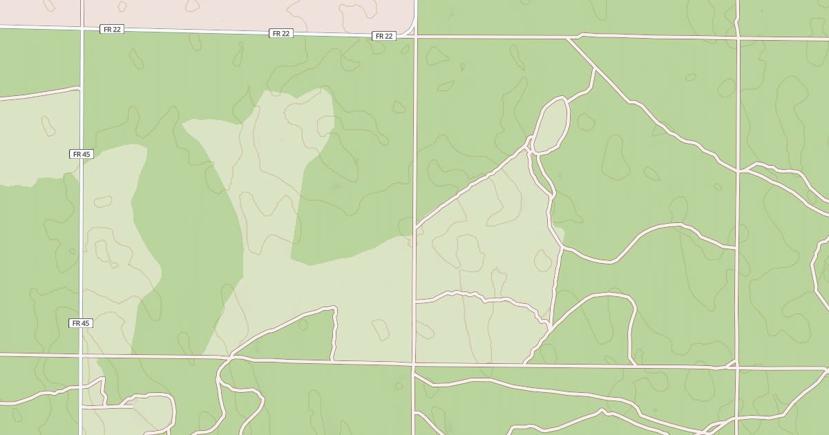 Map preview of USFS Motor Vehicle Use Map Roads {72411A68-9B65-4906-B08D-0AFBB9D83BB0}