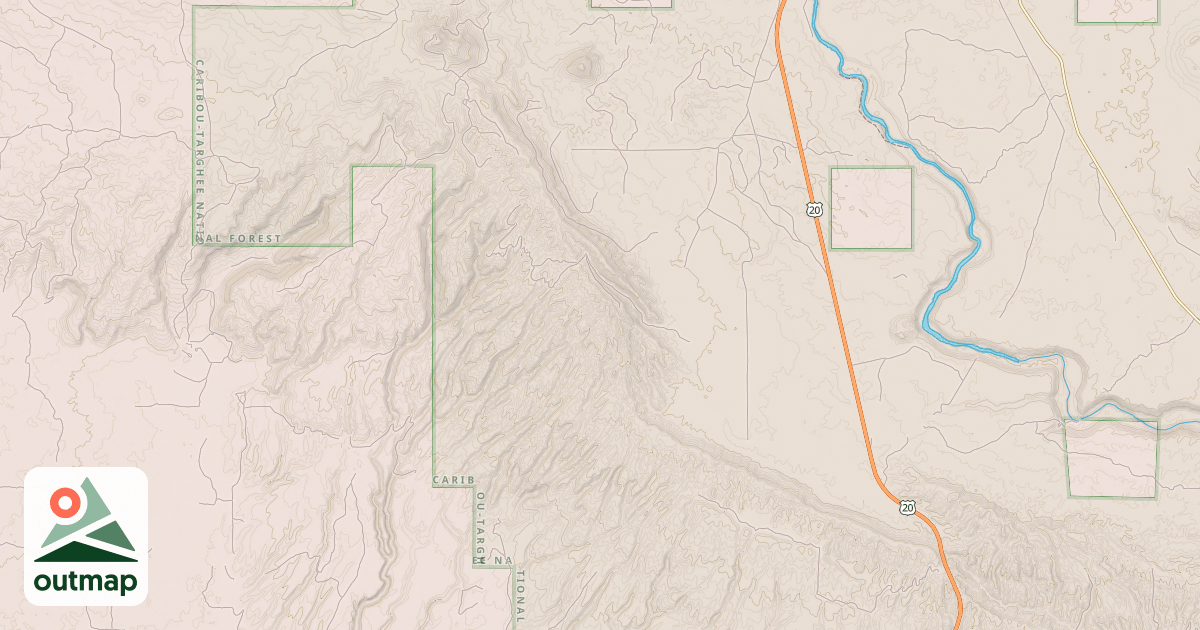 Map of Big Bend Ridge Trail