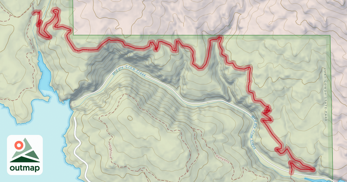Map of Canyons
