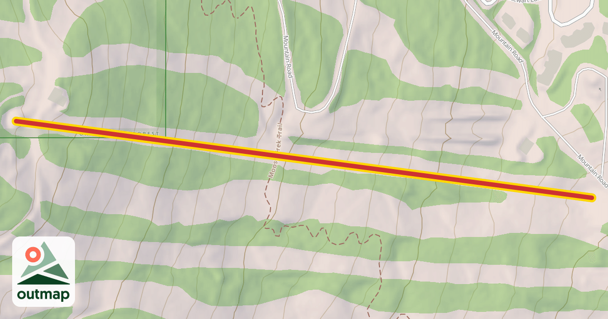 Map of Black Ridge Triple