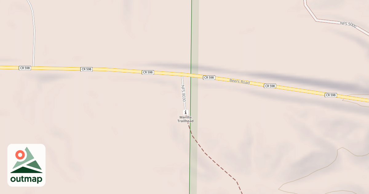 Map of NCT TRAILHEAD - MARILLA