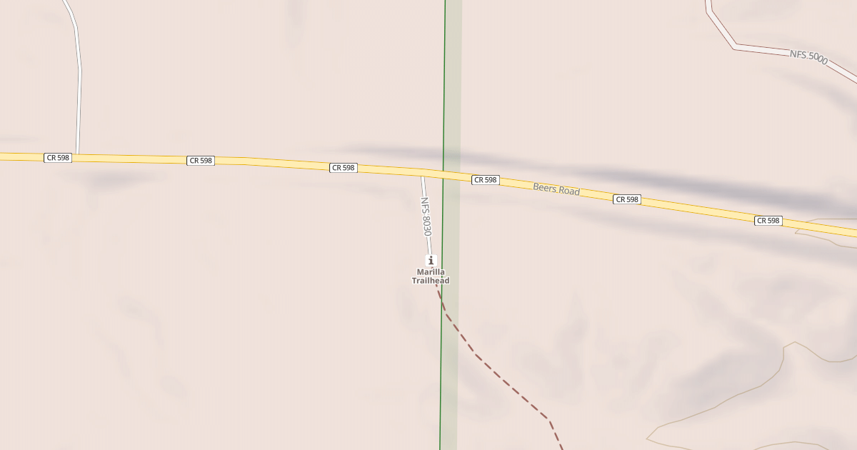 Map preview of NCT TRAILHEAD - MARILLA