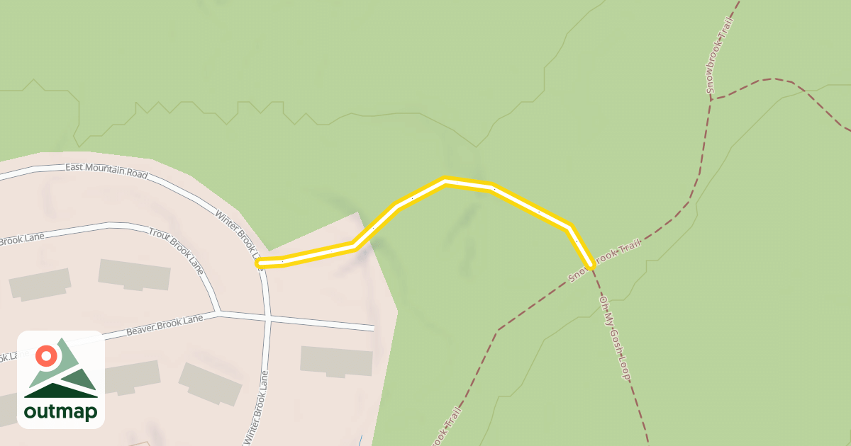 Map of Oh My Gosh Loop