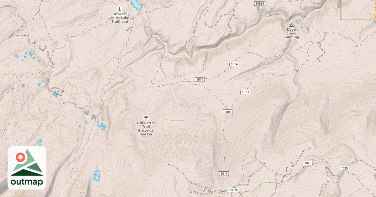 Map of OLD CARTER MILITARY