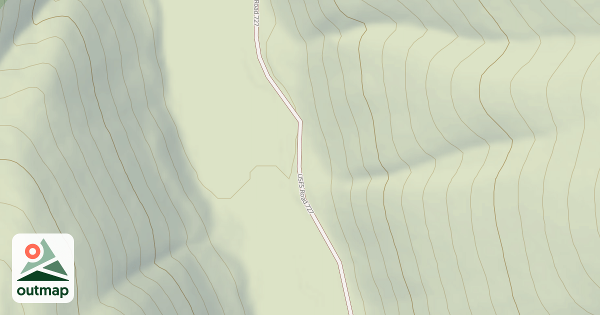 Map of (FDR) REIMEL CREEK