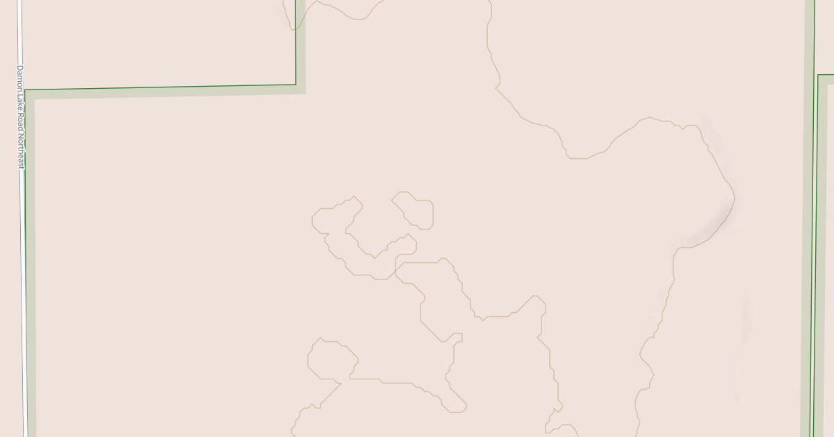 Map preview of DAMON LAKE SPUR 3424