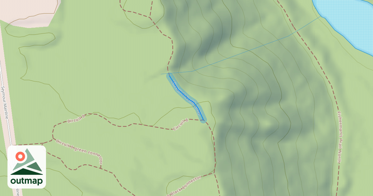 Map of Circuit 8 North Loop