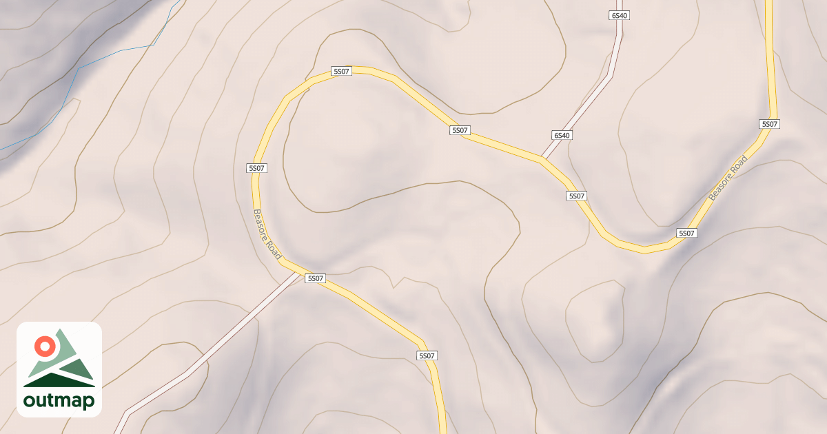 Map of BEASORE RD T13
