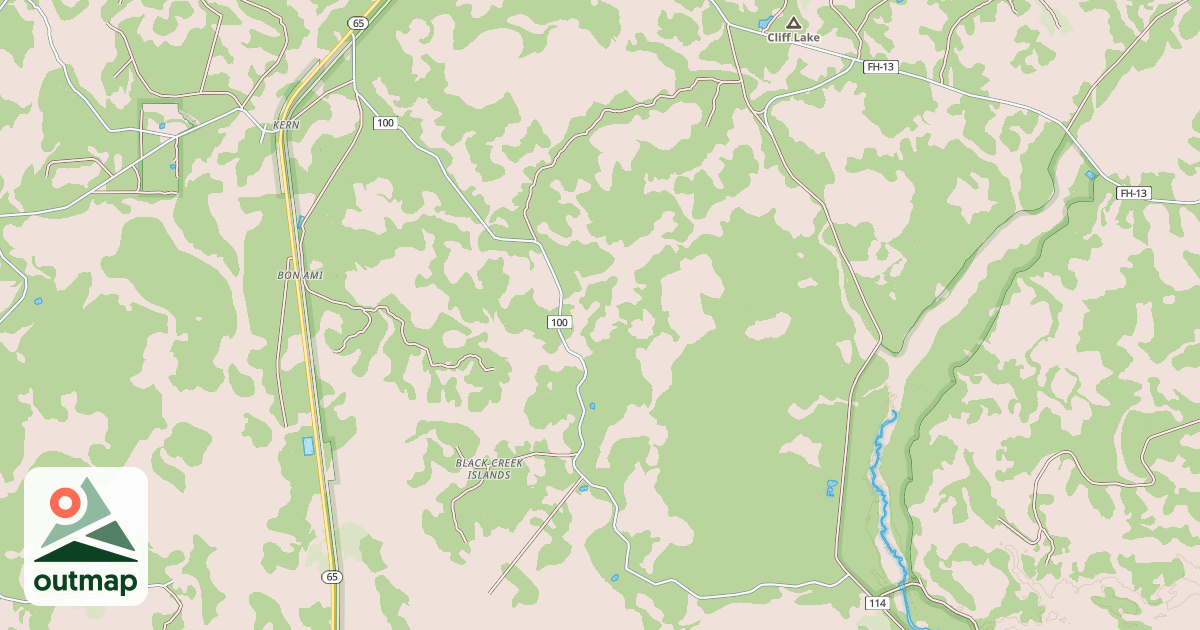 Map of KERNS U