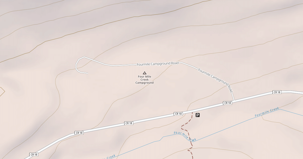 Map preview of FOURMILE CG
