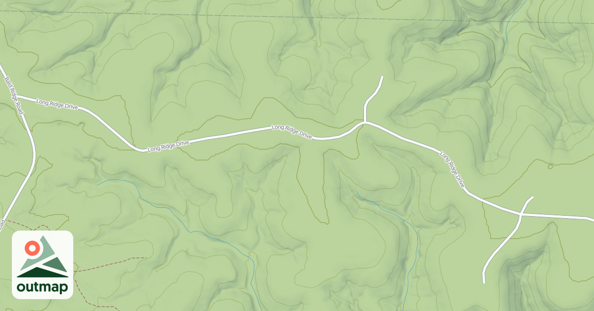 Map of LONG RIDGE