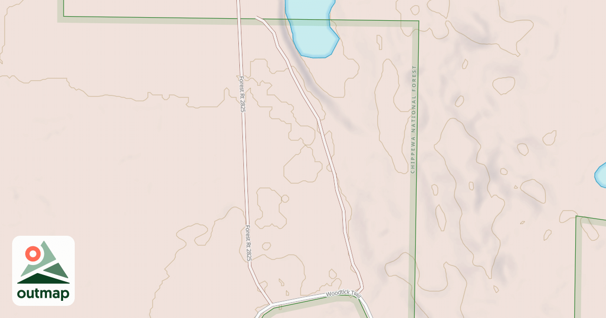 Map of FR 2825 SPUR A