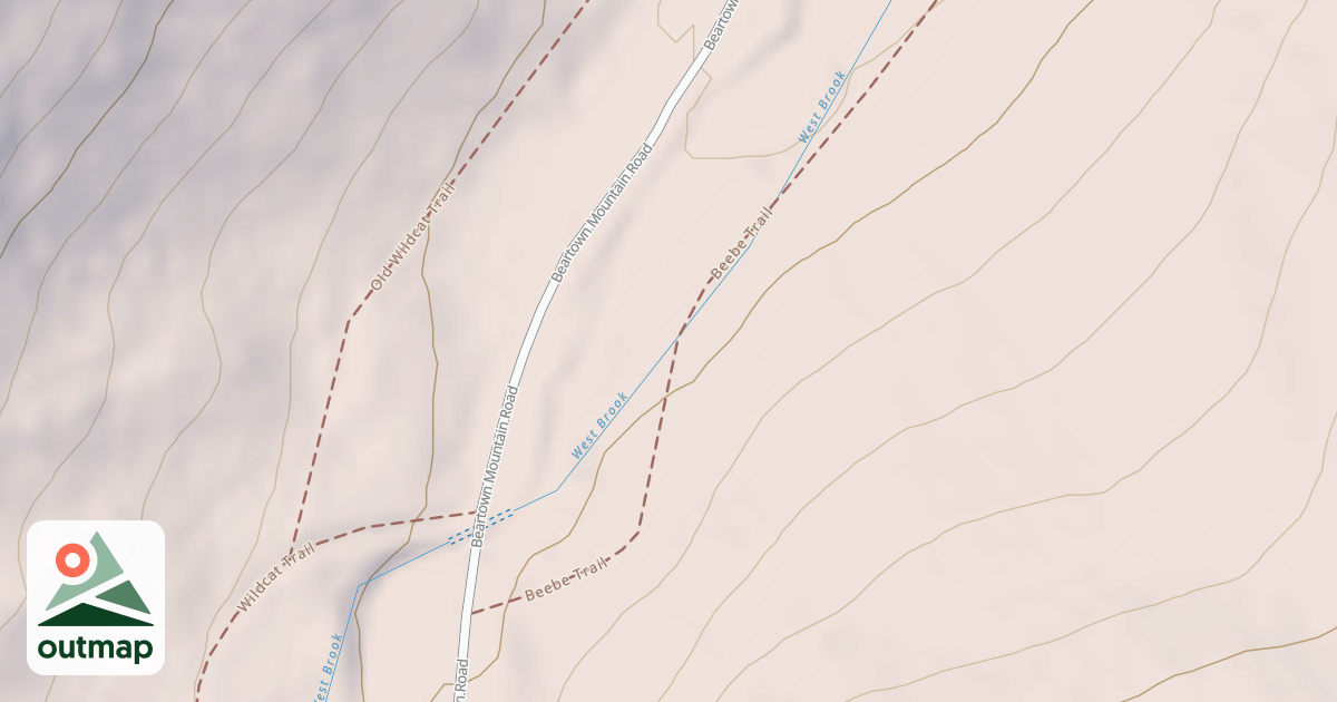 Map of Beebe Trail