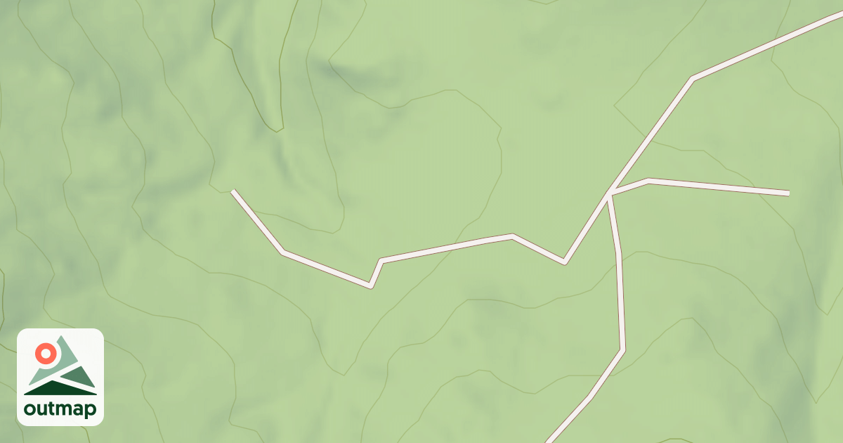 Map of BIG JOHN MOUNTAIN SPUR