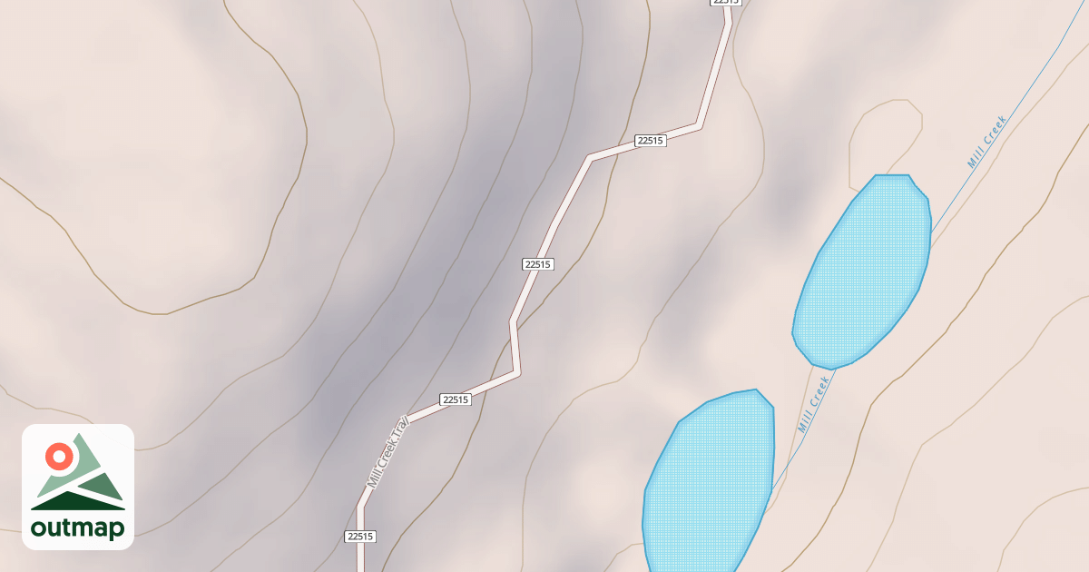Map of Mill Creek Trail