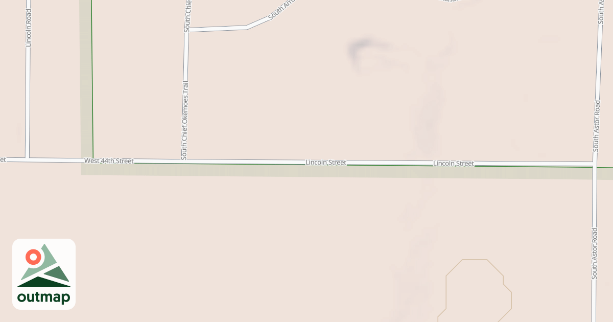 Map of 44TH STREET
