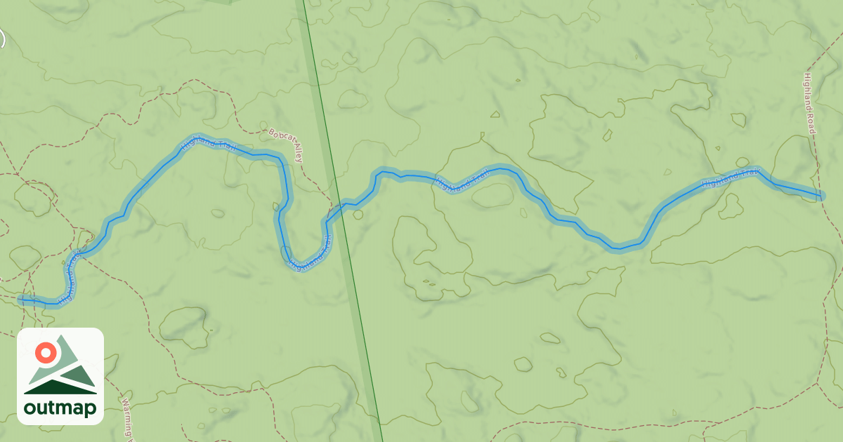 Map of Highland Trail