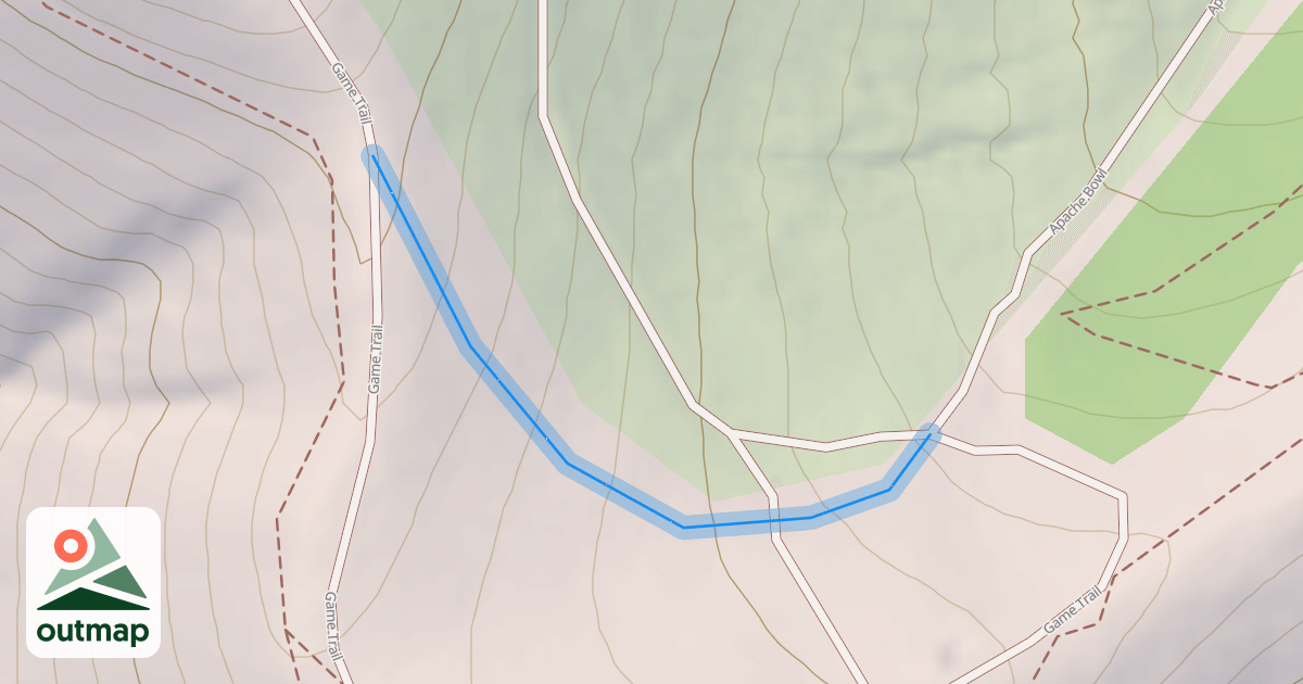 Map of Apache Bowl