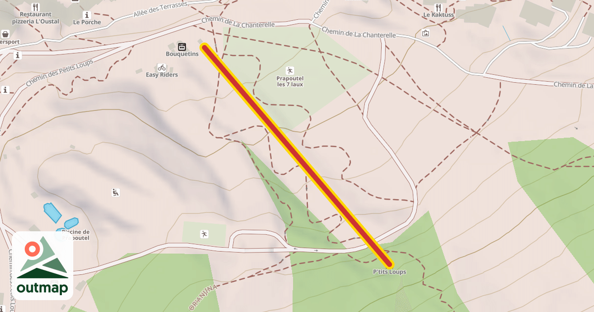 Map of P'tits Loups