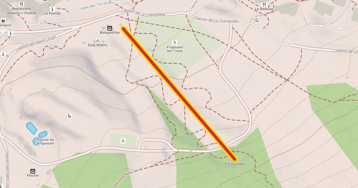 Map preview of P'tits Loups