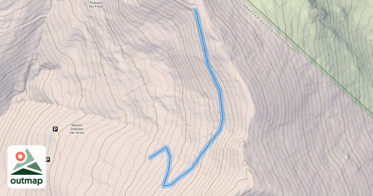 Map of East Trail