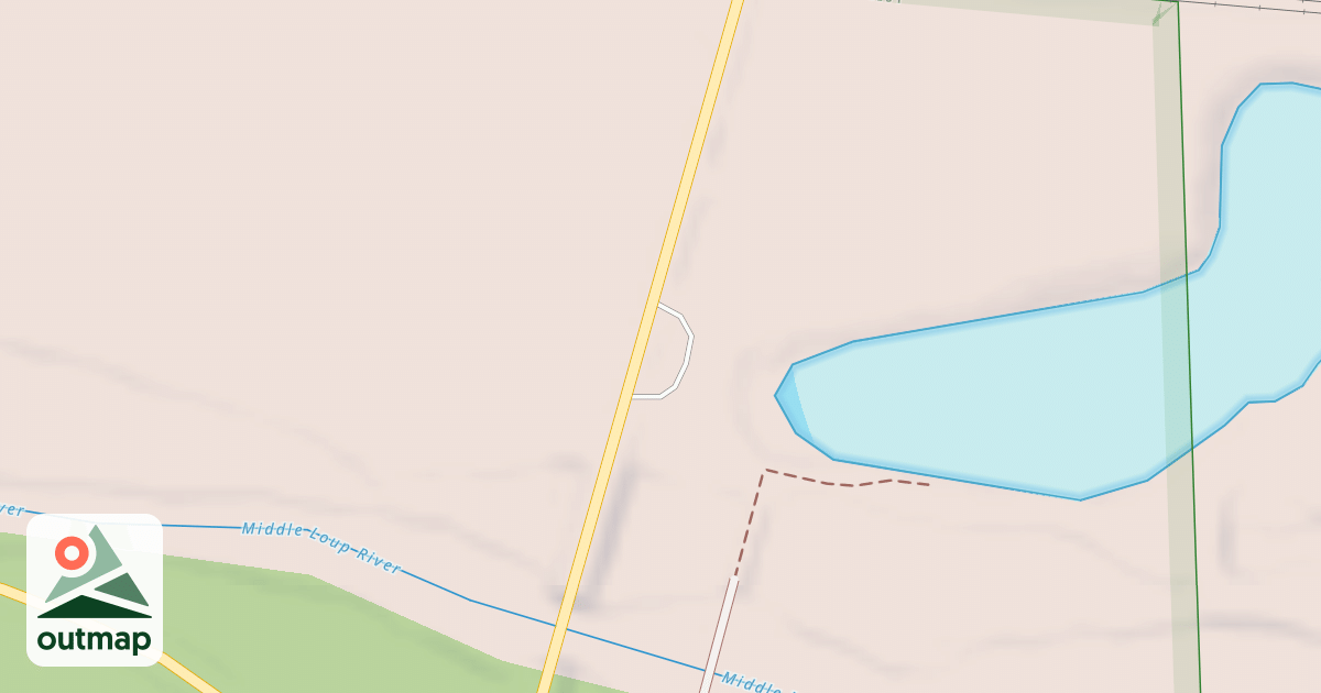 Map of FISH POND PARKING LOOP (BRD)