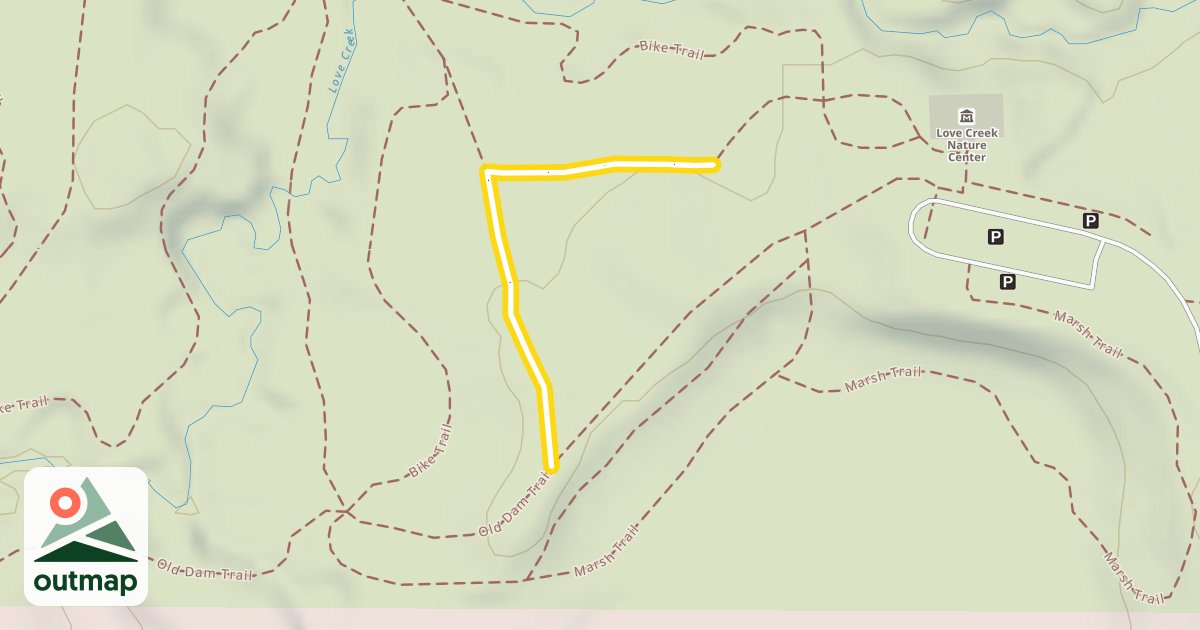 Map of Creek Trail