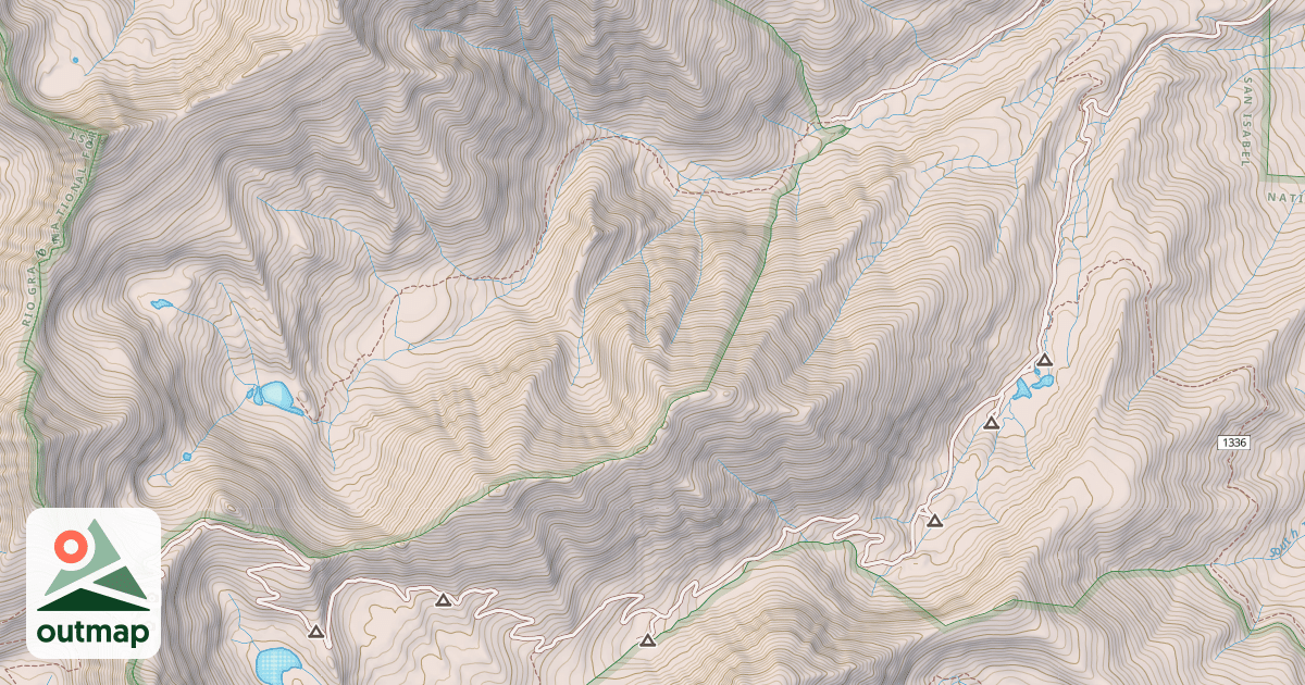 Map of HERMIT LAKE
