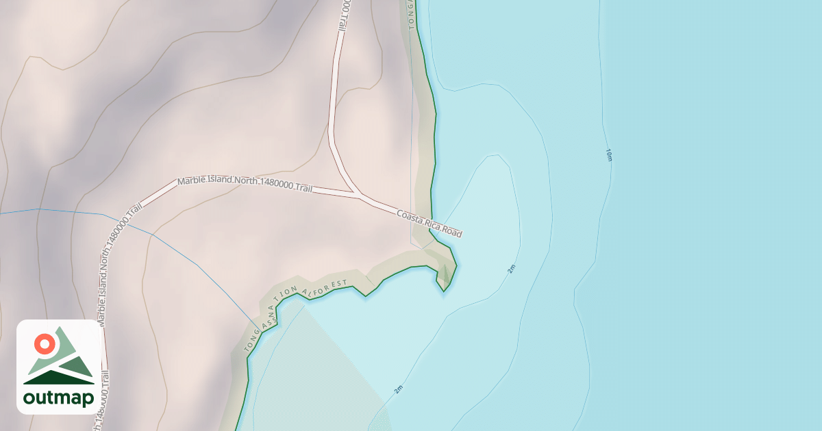 Map of COASTA RICA