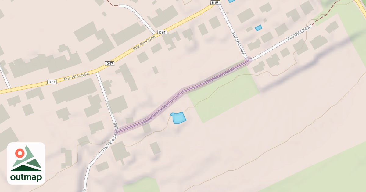 Map of Chemin du Moulin