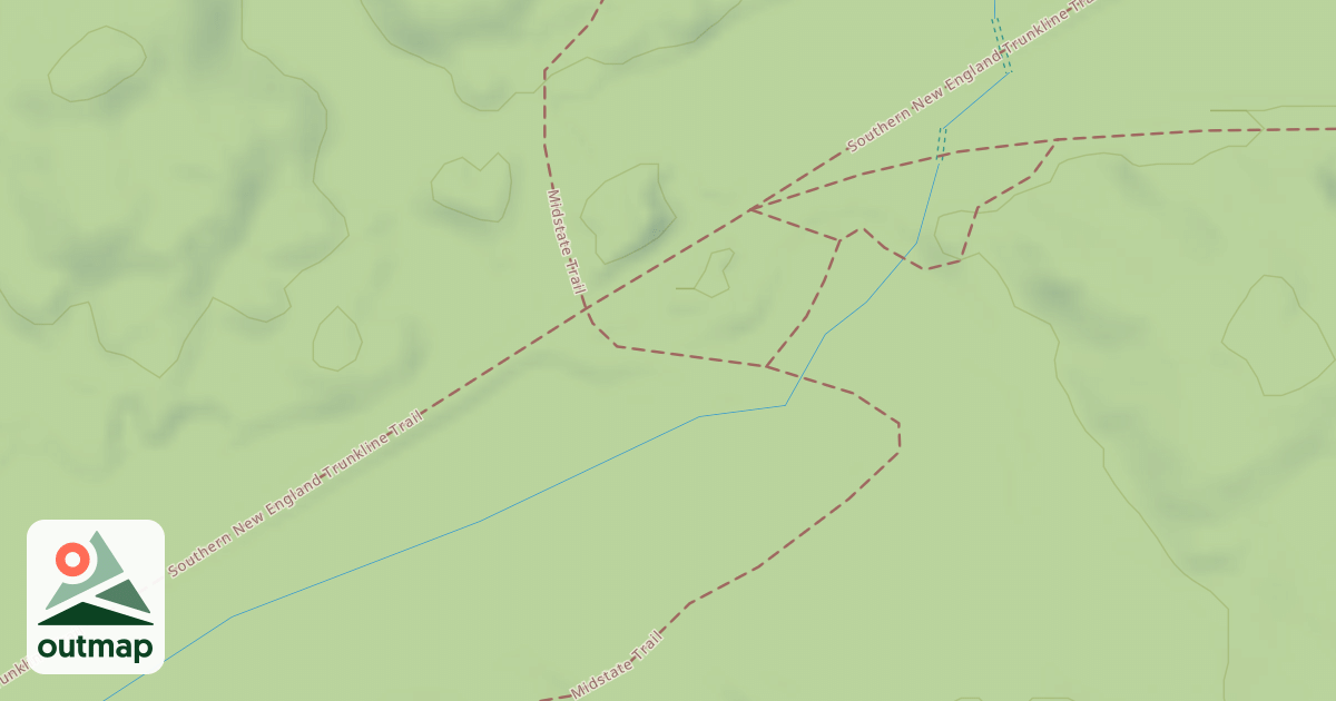 Map of Midstate Trail